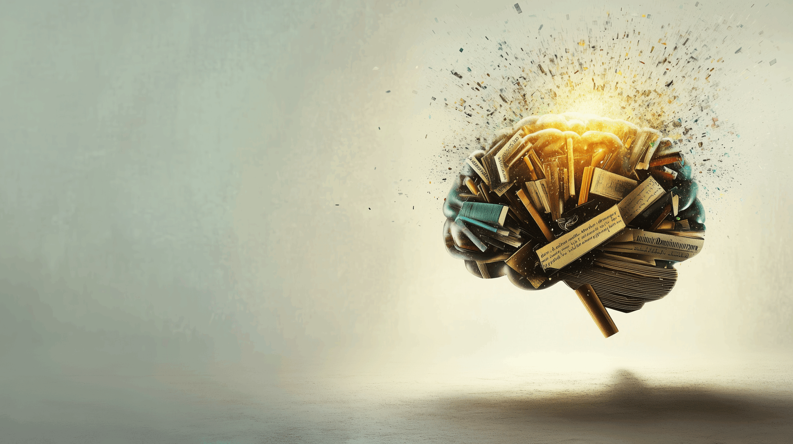 Mózg złożony z książek